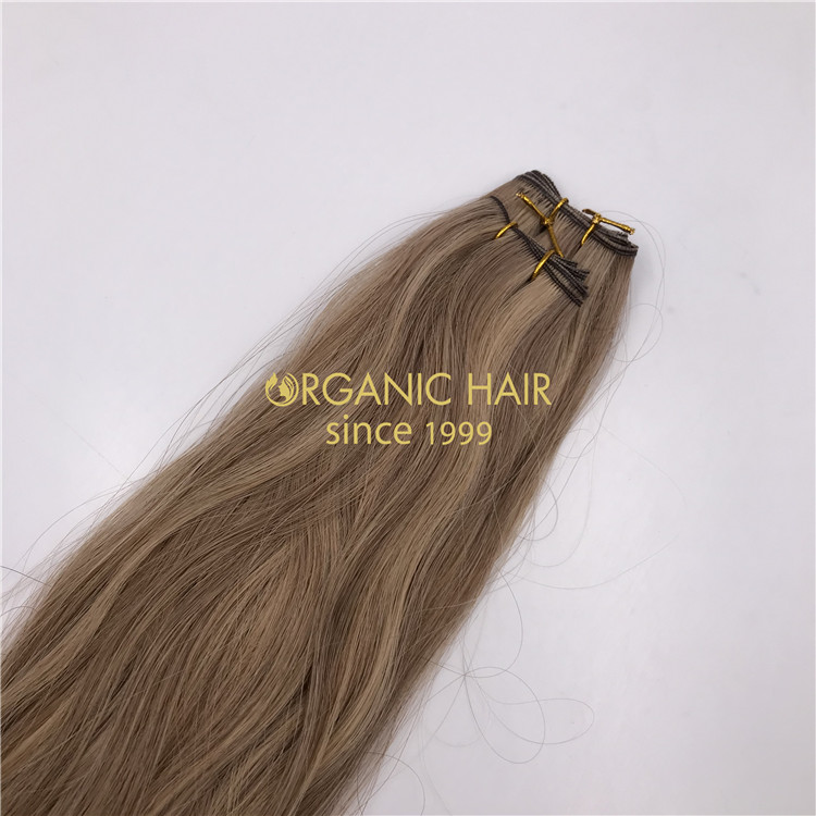 Wholesale 100% human cuticle Genius weft hair extensions natural wave X390